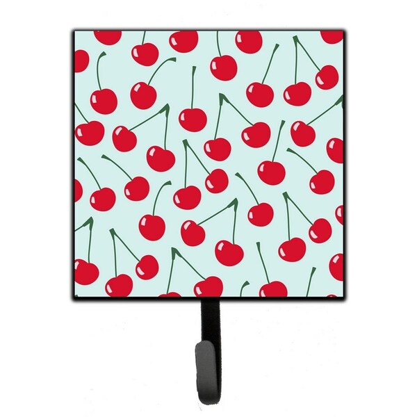 Carolines Treasures Cherries on Blue Leash or Key Holder BB5148SH4 - main